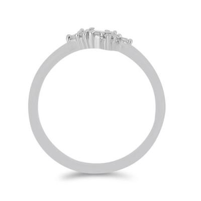 BUY NATURAL DIAMOND DOUBLE CUT GEMSTONE RING IN 925 SILVER 