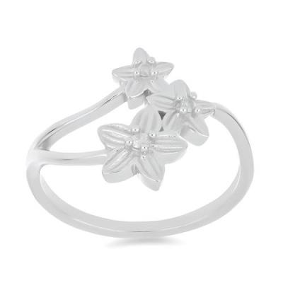 BUY DIAMOND DOUBLE CUT GEMSTONE RING IN STERLING SILVER 