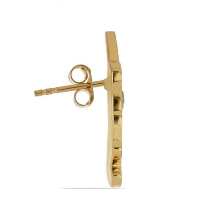 BUY 925 SILVER ENAMEL UNICORN EARRINGS WITH BLACK SPINEL GEMSTONES FOR KIDS | JEWELPIN