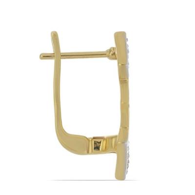 STERLING SILVER WHITE TOPAZ & ENAMEL EARRINGS – BULK JEWELRY SUPPLIER | JEWELPIN