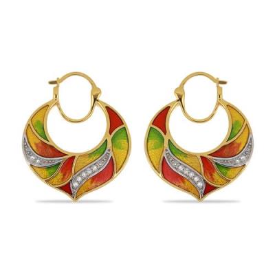 AFRICAN WHITE TOPAZ EARRINGS IN 925 STERLING SILVER – JEWELPIN WHOLESALE SUPPLIER