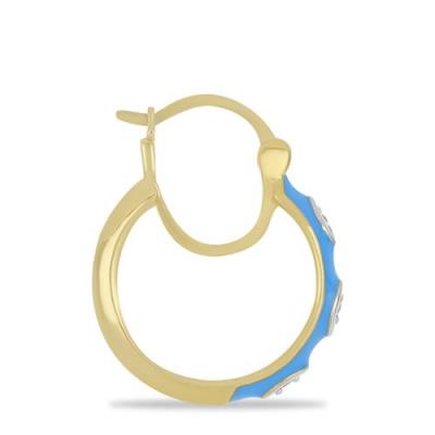 BUY 925 SILVER AFRICAN WHITE TOPAZ GEMSTONE ENAMEL EARRINGS – WHOLESALE SUPPLIER USA