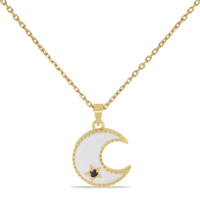 BUY 925 SILVER NATURAL BLACK SPINEL GEMSTONE PENDANT