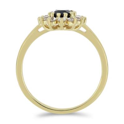 BUY NATURAL BLACK ONYX GEMSTONE FASHION RING