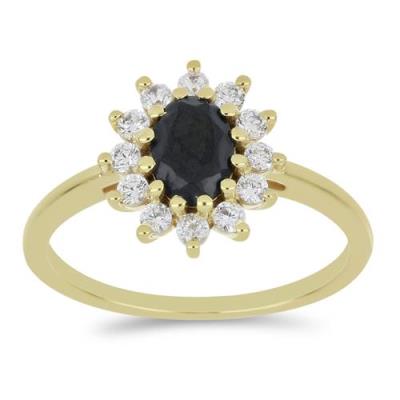 BUY NATURAL BLACK ONYX GEMSTONE FASHION RING