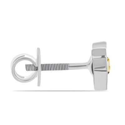 BUY 925 SILVER NATURAL CITRINE GEMSTONE EARRING