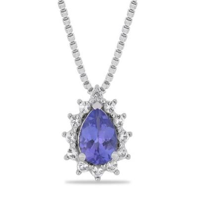 BUY 925 SILVER WITH TANZANITE GEMSTONE PENDANT