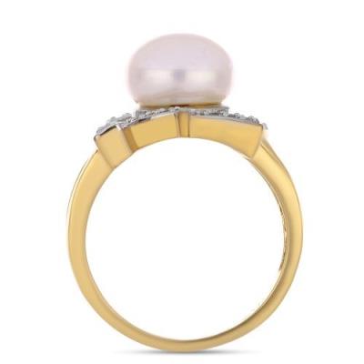 BUY 925 SILVER WITH NATURAL WHITE FRESHWATER PEARL GEMSTONE IN GOLD PLATED