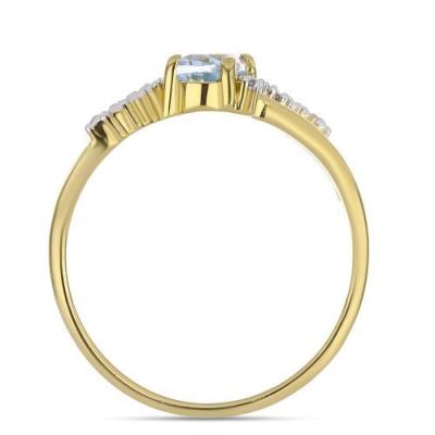 BUY 925 SILVRE NATURAL SKY BLUE TOPAZ GEMSTONE RING