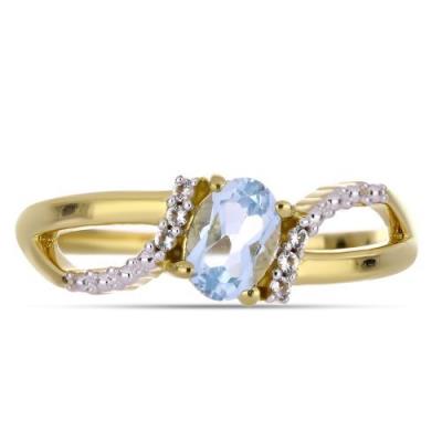 BUY 925 SILVRE NATURAL SKY BLUE TOPAZ GEMSTONE RING