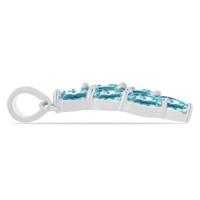 BUY 925 SILVER NATURAL SKY APATITE GEMSTONE PENDANT