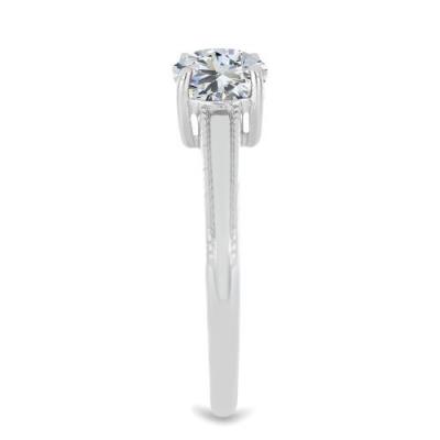 BUY 925 SILVER NATURAL WHITE TOPAZ GEMSTONE RING
