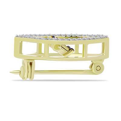 BUY 925 STERLING SILVER EVIL EYE BROOCH WITH BLUE DIAMOND STONE – B2B JEWELRY MANUFACTURER & WHOLESALE SUPPLIER USA