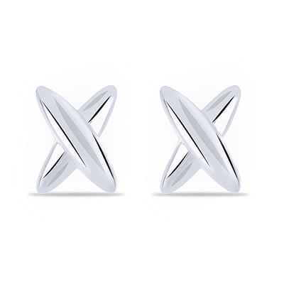 BUY 925 STERLING SILVER PLAIN METAL EARRING