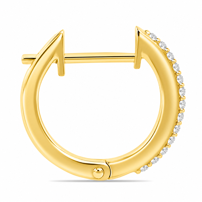 BUY 14K GOLD CVD DIAMOND GEMSTONE CLUSTER EARRING