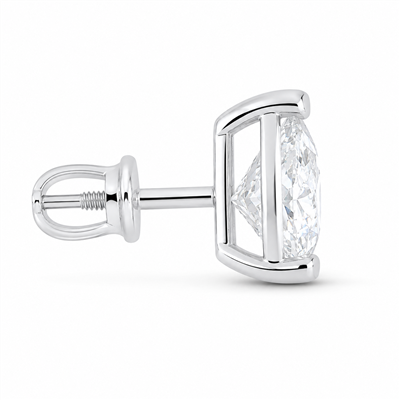 BUY 925 SILVER WITH NATURAL MOISSANITE GEMSTONE EARRING