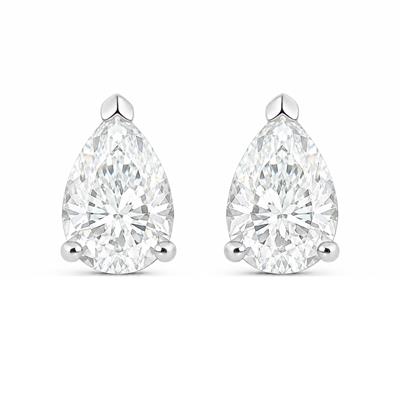 BUY 925 SILVER WITH NATURAL MOISSANITE GEMSTONE EARRING