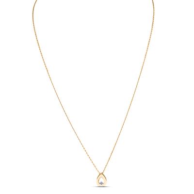BUY REAL CVD DIAMOND GEMSTONE NECKLACE IN 14K GOLD  