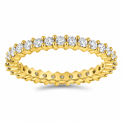 BUY 14K GOLD WITH REAL CVD DIAMOND GEMSTONE ENGAGMENT BAND RING