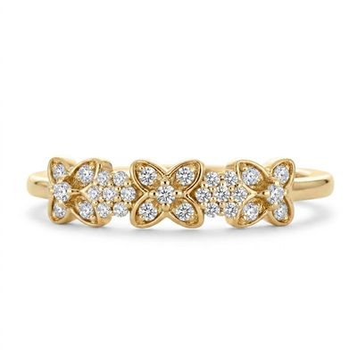 BUY REAL CVD DIAMOND CLUSTER RING IN 14K GOLD