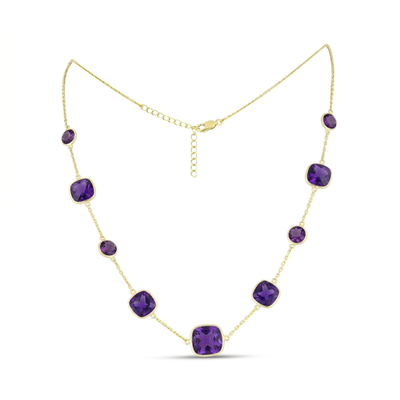 BUY 925 SILVER WITH MULTI SAPPHIRE GEMSTONE NECKLACE