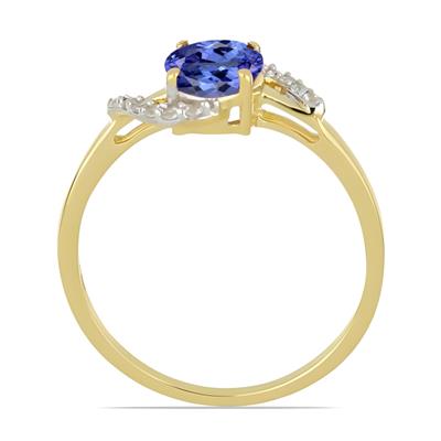 BUY 14K GOLD TANZANITE GEMSTONE CLASSIC RING