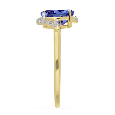 BUY 14K GOLD TANZANITE GEMSTONE CLASSIC RING