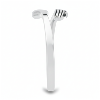 BUY 925 STERLING SILVER OPEN HANDS HUG DESIGN ADJUSTABLE RING – B2B JEWELRY MANUFACTURER & WHOLESALE SUPPLIER USA