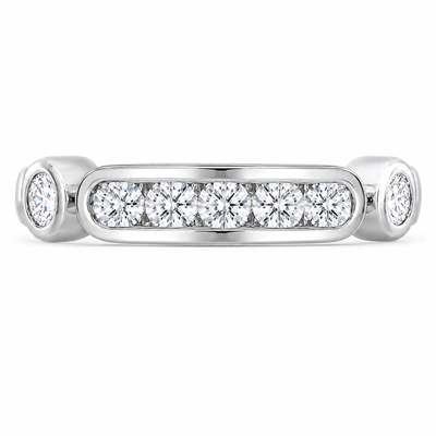 BUY STERLING SILVER WHITE MOISSANITW GEMSTONE RING