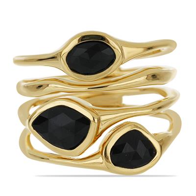 BUY 925 SILVER WITH ROSE QUARTZ GEMSTONE MOLTEN RING