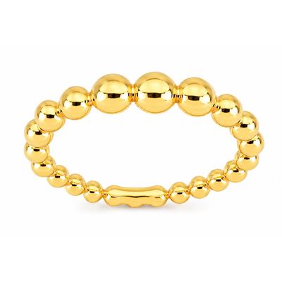 BUY 925 SILVER GOLD PLATED MOLTEN PLAIN RING
