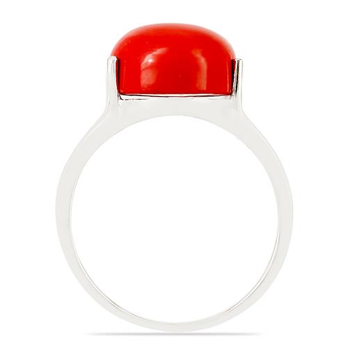 Red Coral Gemstone Ring, 4 G at Rs 140/piece in Jaipur | ID: 21359508955